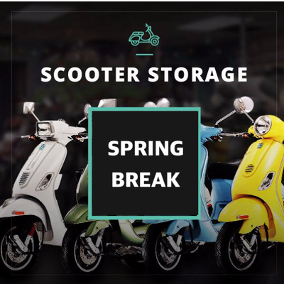 Spring Break Scooter Storage