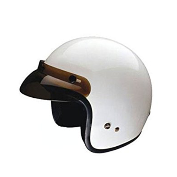 HCI 15 3/4 Open Face Helmet White